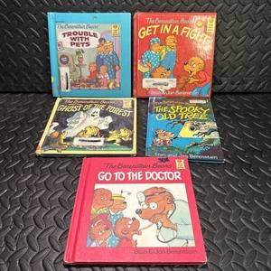 Lot of 5 Vintage Berenstain Bears BOOKS by Stan Jan Berenstain 1980’s - Picture 1 of 19