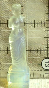 vintage Sabino Paris figurine opalescent art glass Venus Di Milo 3" MINT - Picture 1 of 6