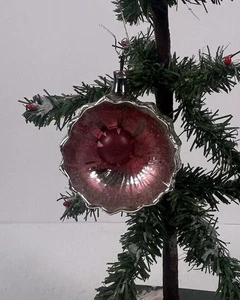 1525/25 1x alter Christbaumschmuck Weihnachtsschmuck Reflexkugel - Bild 1 von 6