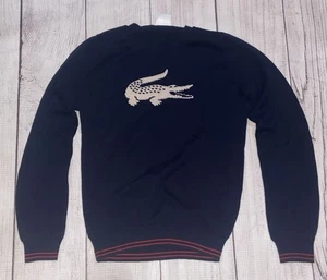 Lacoste Pullover - 100% Pima Baumwolle - US 8 Damen (40 EU) - Navy Größe M - Bild 1 von 6