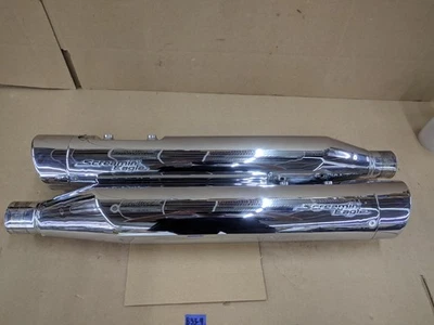 Harley-Davidson Screamin Eagle 2017-2024 silenciadores de turismo de alto flujo de 4,5" leer Foto 1 de 4