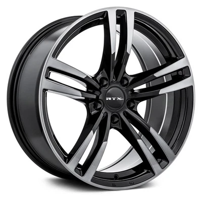 RTX GRAZ Wheels 19x8.5 (35, 5x120.65, 72.6) Black Rims Set of 4 Foto 1 de 2
