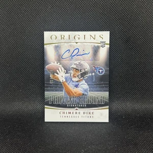 Chimere Dike/199 Titans 2025 Origins PGD-CDE Rookie Proving Ground Signatures - Imagen 1 de 5