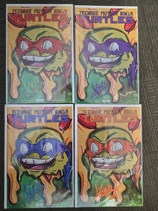 🔥🔥TMNT #1 NYCC Exclusive Kickstradomis All 4 Signed🔥🔥 Variant Limited to 500 - Picture 1 of 9