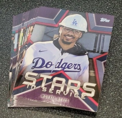 2021 TOPPS SERIES 1 - STARS IN SERVICE INSERTS - SINGLES, BUY1GET1FREE #d SIS-XX - Image 1 of 2