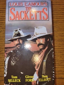 THE SACKETTS WESTERN MOVIE VHS TAPE SAM ELLIOTT TOM SELLECK 2TAPES  - Picture 1 of 1