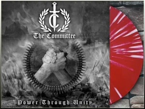 THE COMMITTEE - Power Through Unity LP (RED-WHITE Vinyl,limited 100 Copies) NEW - Picture 1 of 6