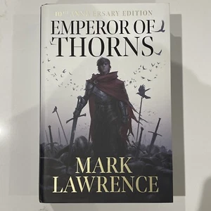 Hand-signed Mark Lawrence Emperor Of Thorns 10th Anniversary Sprayed Exclusive - Picture 1 of 10