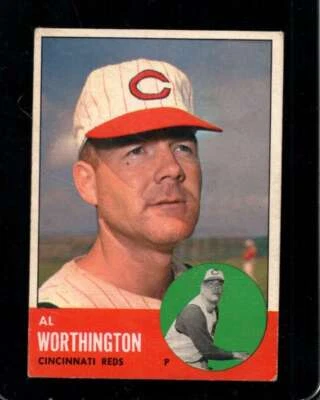 1963 TOPPS #556 AL WORTHINGTON VGEX REDS *X103036 - Image 1 of 2
