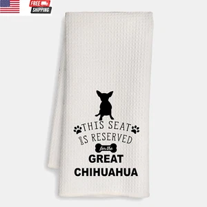Chihuahua Gifts Kitchen Towel, Chihuahua Gifts for Women, Chihuahua Mom Gifts, F - Picture 1 of 8