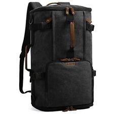 G-favor 40l Travel Backpack Vintage Canvas Rucksack Convertible Duffel Bag Carry