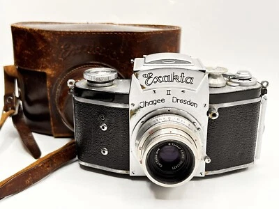 Exakta II Ihagee Dresden mit Carl Zeiss Tessar 3,5/50 T #3693431-95 - Bild 1 von 4