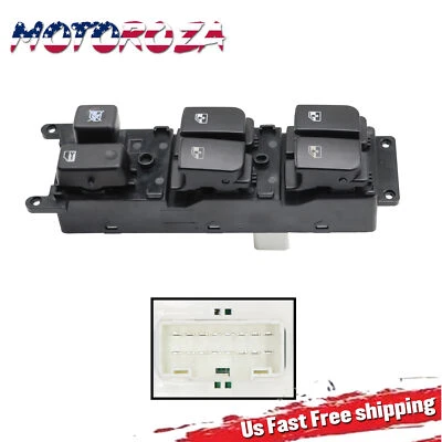 Driver Side Door Master Main Power Window Switch For 2007-2012 KIA Rondo Carens - Image 1 of 4