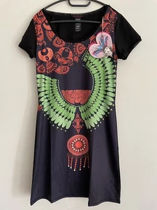 CUSTO BARCELONA Multicolor 1 Dress Tunic Sequins Multicolor New Ost Rare S - Picture 1 of 12