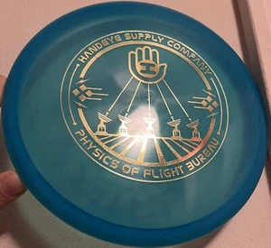Dynamic Discs Handeye VIP Bounty 176g Blue Gold Foil Clean Ink on Rim - Picture 1 of 6