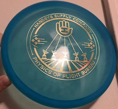 Dynamic Discs Handeye VIP Bounty 176g Blue Gold Foil Clean Ink on Rim - Image 1 of 4