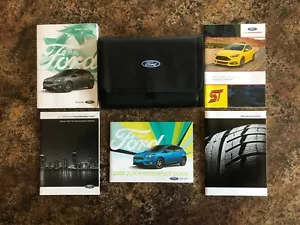 2017 Ford Focus ST Owners Manual w/ Navigation & Case w/ Supplements -#G-H-I-J-K - Picture 1 of 5