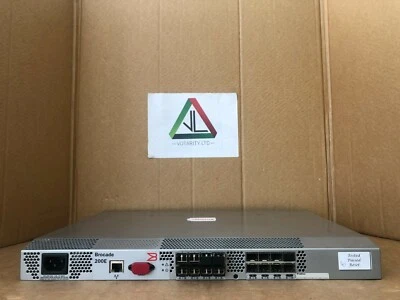 Brocade 200E FC SAN Switch Brocade 8 Active Ports with 8x SFP Modules (Inc VAT) - Image 1 of 4