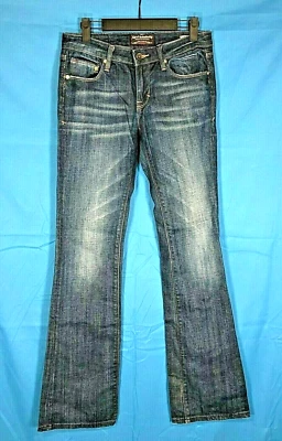 Jeans CULT OF INDIVIDUALITY algodão stretch VIXEN CURVY FIT jeans escuro BOOTCUT 26 - Imagem 1 de 4