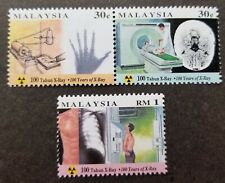 *FREE SHIP Malaysia 100 Years Of X-Ray 1995 Medical Skeleton Doctor (stamp) MNH