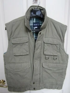 Mens Tactical Style Vest Cargo Pockets - Padded Lining - Fishing Work  Hunting - Picture 1 of 12
