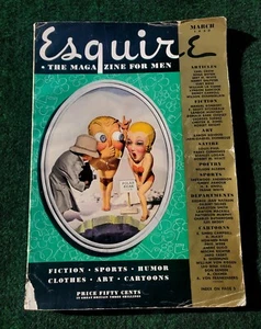 Esquire Magazine March 1940 Lilian Harvey F. Scott Fitzgerald Margot Stevenson - Picture 1 of 13