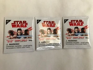 Star Wars Cosmic Muscheln | 3 ungeöffnete Pakete | Disney | Winn Dixie Promo - Bild 1 von 3