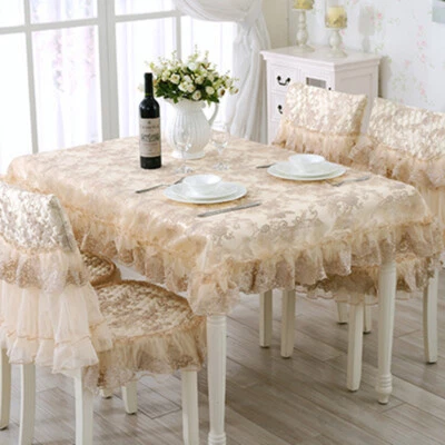 Quadratisch Spitze Handwerk Tischdecke Abdeckungen Heim Esszimmer Dekor Modern - Bild 1 von 4