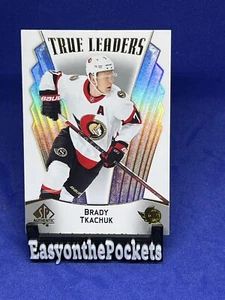 2022 Upper Deck SP True Leaders Brady Tkachuk #TL-2 Senators - Picture 1 of 2