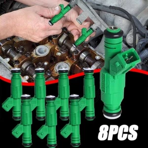 4 holes Disc 8pc Fuel Injectors 0280155968 42lb 440cc For 1993-2001 BMW 740i, iL - Picture 1 of 11