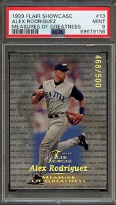 BB - 1999 Flair Showcase - #13 - Alex Rodriguez - PSA 9 COMO NUEVO - Imagen 1 de 2