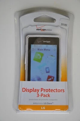Verizon wireless LG Display Protectors 3-Pack Dare - Image 1 of 2