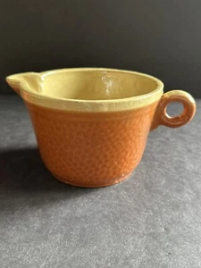 Vtg Primitive Creamer Pitcher Kla Ham'rd Ovenware 1 Pint Gravy Boat Watt - Picture 1 of 21