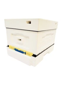 Bienenbeute-Zander ; Styroporbeute; SET mit 10 Zander-Rähmchen (D-001U) - Bild 1 von 3