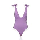 Mara Hoffman Daphne One Piece Swimsuit - Lavender, Xs