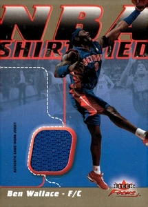 2003-04 Fleer Focus #NS-BW Ben Wallace NBA Shirtified Jerseys (150) #/150 - Bild 1 von 2
