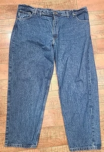 Carhartt Jeans - Men's Size 46 X 30 - Relaxed Fit Denim B17 DST Darkstone Blue - Picture 1 of 10