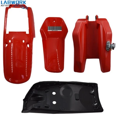 Fuel Gas Tank Seat Plastic Fender Fairing Kit RED For Yamaha PW80 PW 80 Peewee — 第 1/4 张图片
