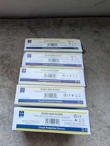 5x Lewden 40/30/SPA 40A RCBO Single Pole 1 Module B Curve 6kA 30mA Type A - Picture 1 of 2