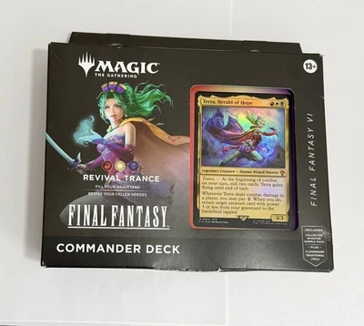 Magic The Gathering Final Fantasy VI Commander Deck – Mog and the Moogles – Seal - Image 1 of 2