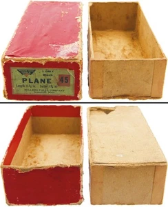 Orig. Pasteboard Box for Millers Falls No. 45 Block Plane - Nice - mjdtoolparts - Picture 1 of 1