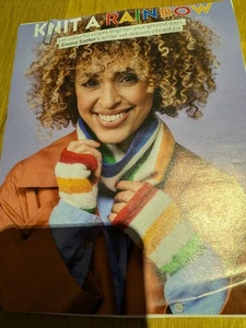 Stripy Winter Set Knitting Pattern. - Picture 1 of 2