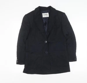 Gianfranco Ferre Women's Black Blazer Size 14 Classic Fit - Picture 1 of 12