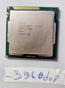Intel SR05C Core i3-2100 3.1GHz Dual-Core LGA1155 Processor CPU | Laptop Parts - Picture 1 of 1