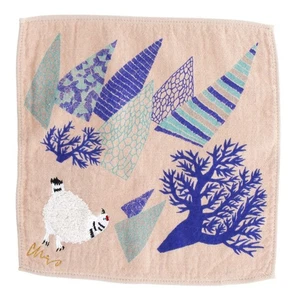 Kusunohashi Monori Handtuch Beige MiW Flauschig Taschentuch Auerhuhn Japan Neu Kostenloser Versand - Bild 1 von 7