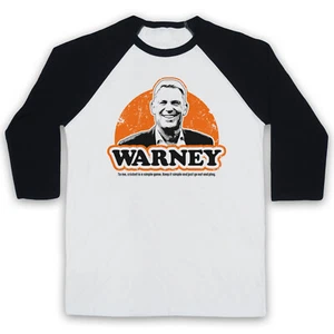 WARNEY AUSTRALIA CRICKET SIMPLE GAME SPIN BOWLER LEGEND 3/4 SLEEVE BASEBALL TEE - Picture 1 of 8