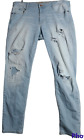 Arizona Jean Co. Junior Super Skinny Distressed Size 15  Faded Blue Jeans