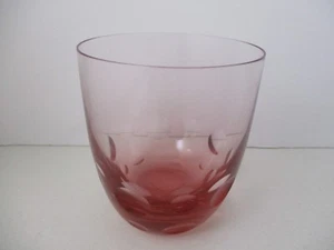 BURBUJA MOSER DOBLE ANTIGUA - ROSALINA - 3 7/8"" x 3 3/8"" 0412D - Imagen 1 de 2