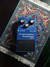 Boss CS-2 Compression Sustainer Black Label 1981-1986 Blue for sale