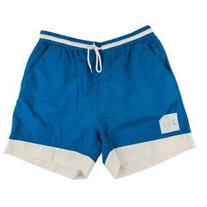 Vintage Givenchy Badeshorts Herren Medium blau weiß Colorblock Boardshorts Y2K - Bild 1 von 7